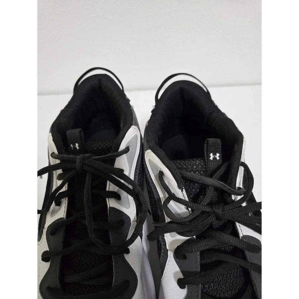 Under Armour‎ Lockdown 6 Basketball Shoes 'White Jet Grey'  Size 12.5